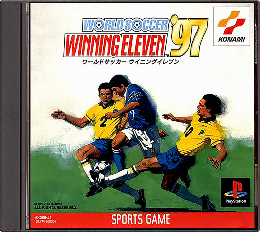 World Soccer Winning Eleven '97 box art for Playstation